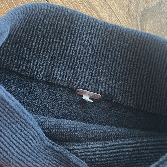 Free People Ottoman Slouchy Tunic Sweater |XS BLACK - Picture 3 of 3